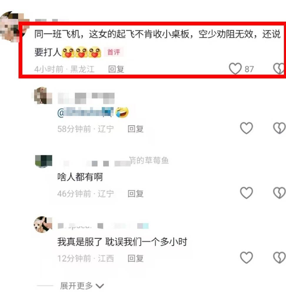 女子大闹航班辱骂殴打空少,自称哈尔滨某高校老师“有背景”,目击旅客讲述经过