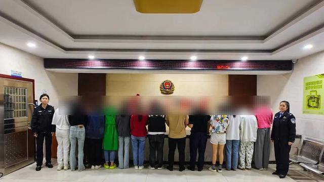 江西青原警方捣毁一个卖淫团伙，抓获涉案人员30人，10人涉嫌组织卖淫罪被刑拘