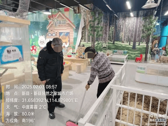 网友谴责河南新县一萌宠园过年期间无人看管,有宠物死亡 居委会:每天都有人投喂,现已清洁打扫