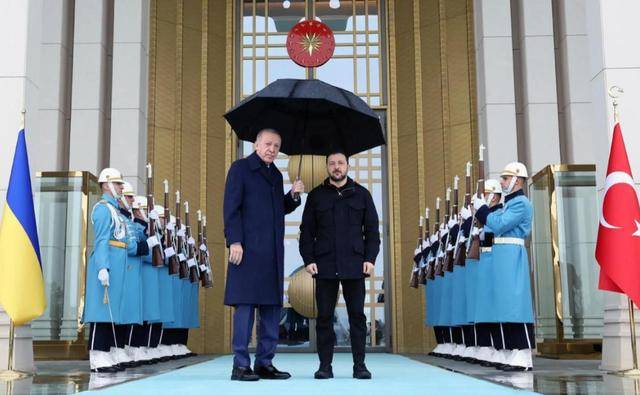 泽连斯基的头顶，撑起一把黑伞，埃尔多安的用意，乌克兰读懂了