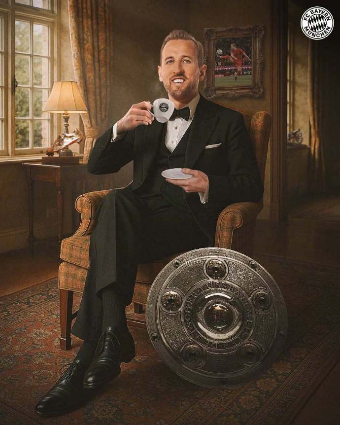 终于等来了！拜仁提前2轮锁定德甲冠军 凯恩夺生涯首冠