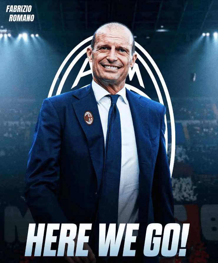 HERE WE GO！阿莱格里重掌AC米兰帅印在即 双方已签约