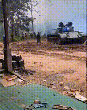 中国VT-4坦克首次实战,将大战柬埔寨59D,泰国F-16战机火力支援